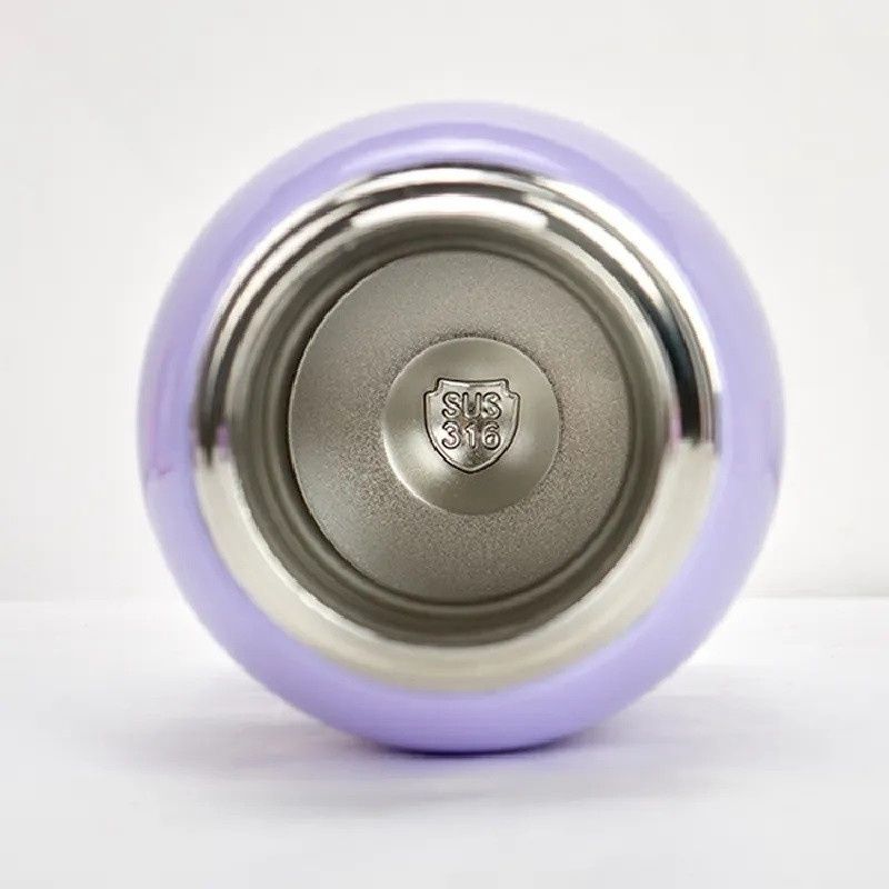 Metal Canteen Pink Kids Water Bottle Vacuum Insulated Water Bottle 316 Stainless Steel Modern Double Walled Thermo Mug