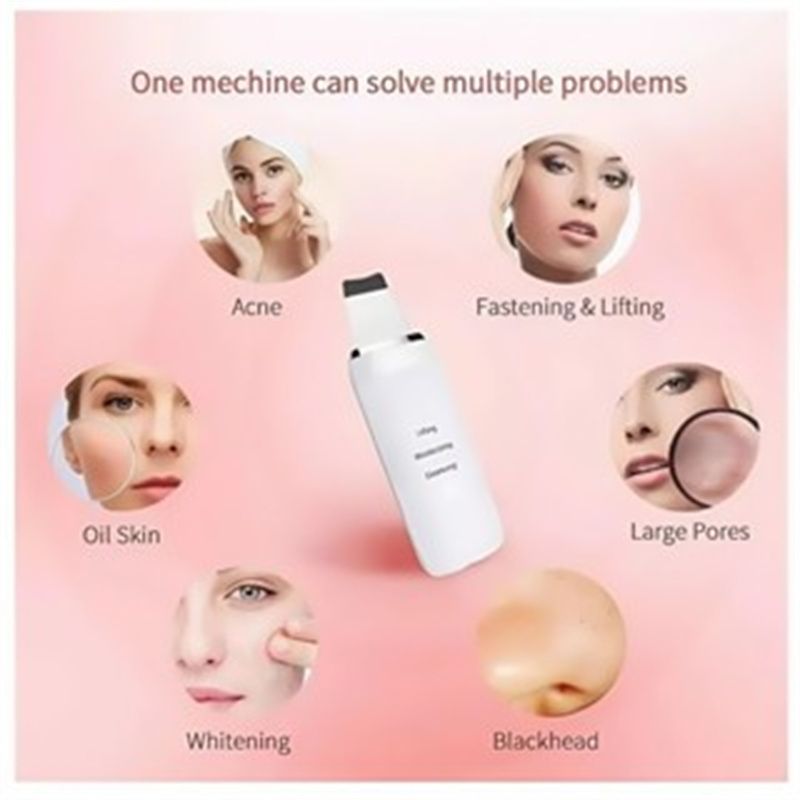 Ultrasonic Skin Scraper Pore Cleaning Facial Deep Cleaning Machine Suitable for Female and Male Beauty Instruments