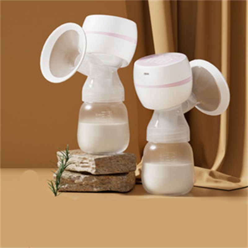 Electric Breast Pump Breast Pump with LED Screen Milk Puller for Breastfeeding Low Noise with 180ml Milk Bottle BPA-free