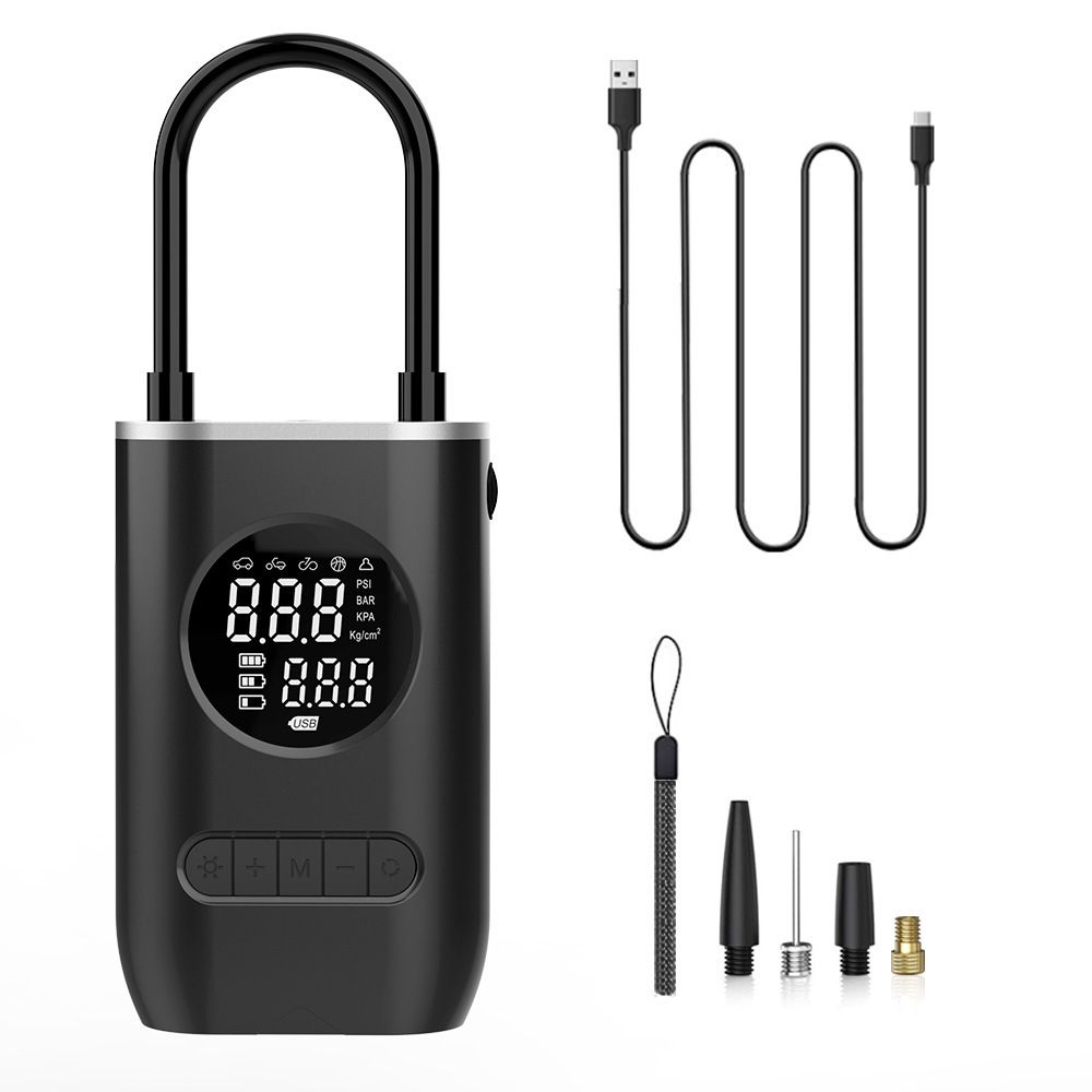 Portable Wireless Car Inflation Pump Convenient Charging Electric Automatic Tire Inflator For Motorcycles And Tricycles