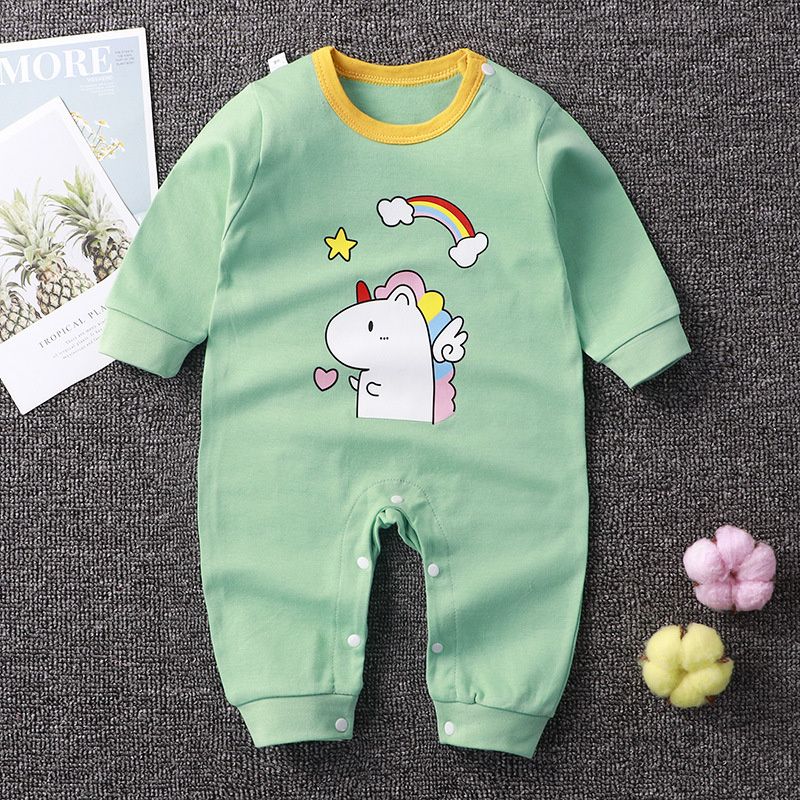 Boy Clothes 3 Months Baby Suits Pure Cotton Newborn Crawling Clothes Long Sleeved Pajamas For Infants Cotton Costume