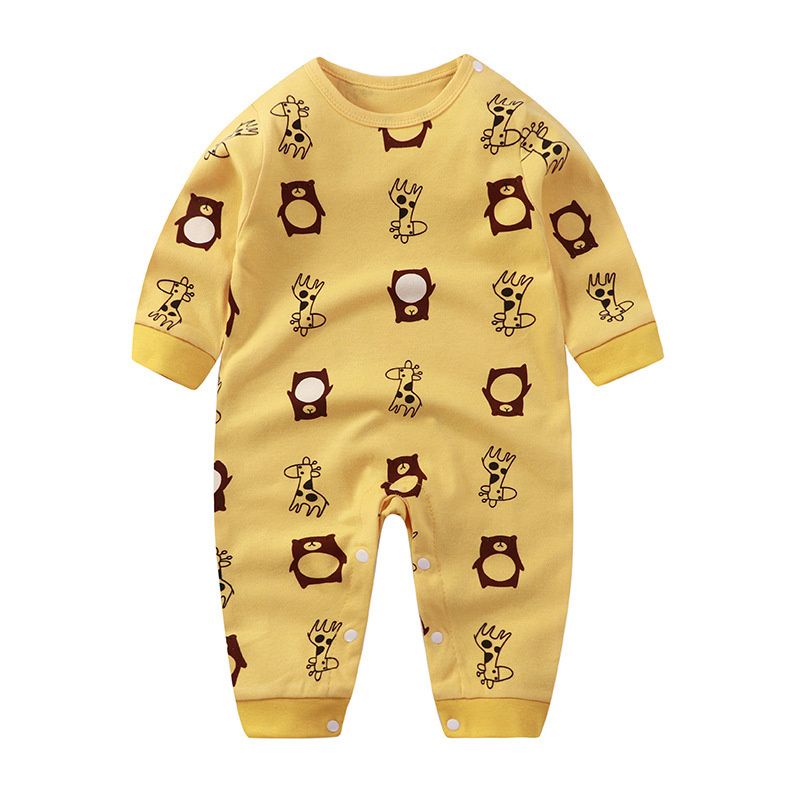 Boy Clothes 3 Months Baby Suits Pure Cotton Newborn Crawling Clothes Long Sleeved Pajamas For Infants Cotton Costume
