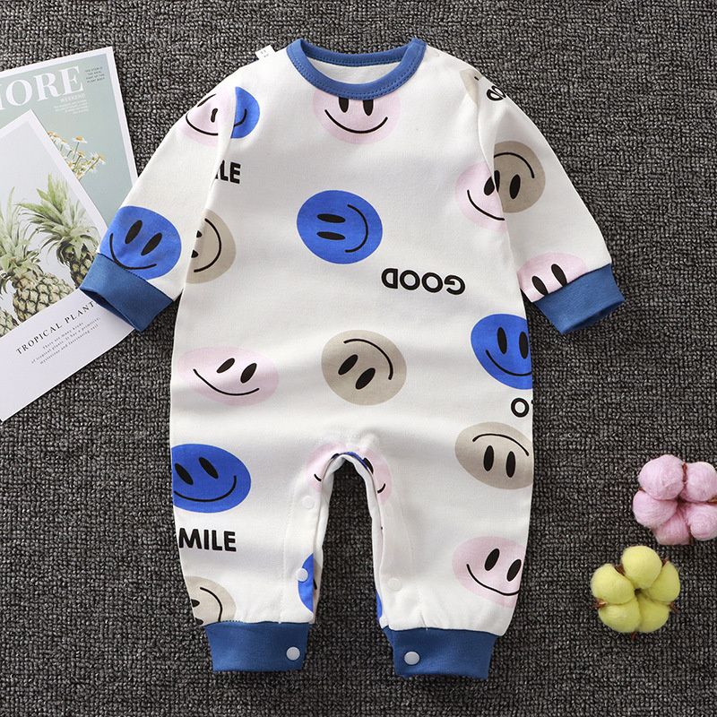 Boy Clothes 3 Months Baby Suits Pure Cotton Newborn Crawling Clothes Long Sleeved Pajamas For Infants Cotton Costume