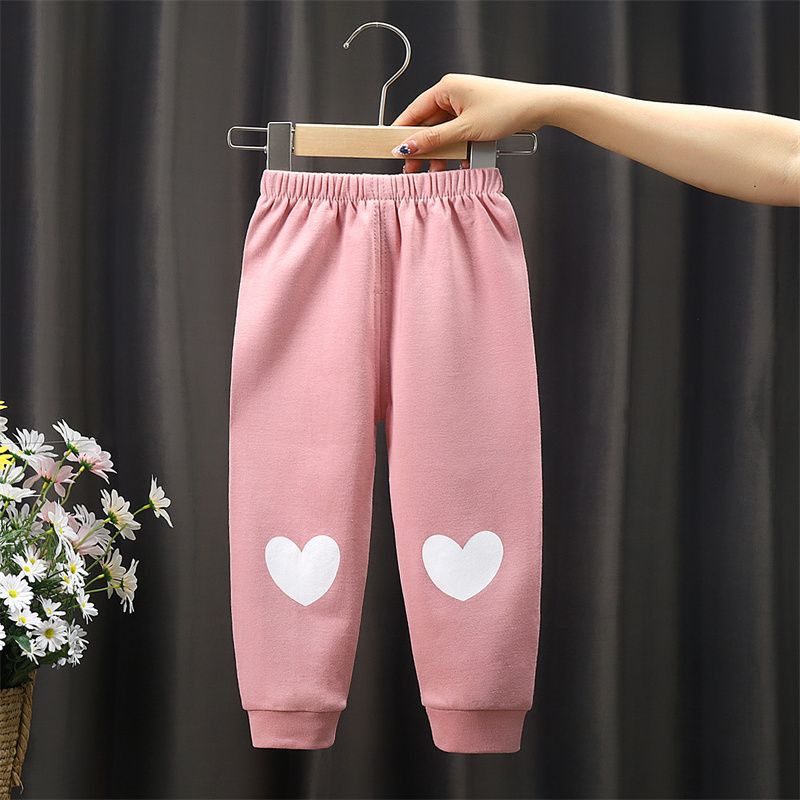 Baby Kids Bottoms Unisex Casual Long Pants for Boys and Girls Spring Autumn Elastic Waist Cartoon Animal Capris Children Clothes