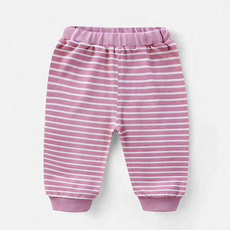 Baby Kids Bottoms Unisex Casual Long Pants for Boys and Girls Spring Autumn Elastic Waist Cartoon Animal Capris Children Clothes
