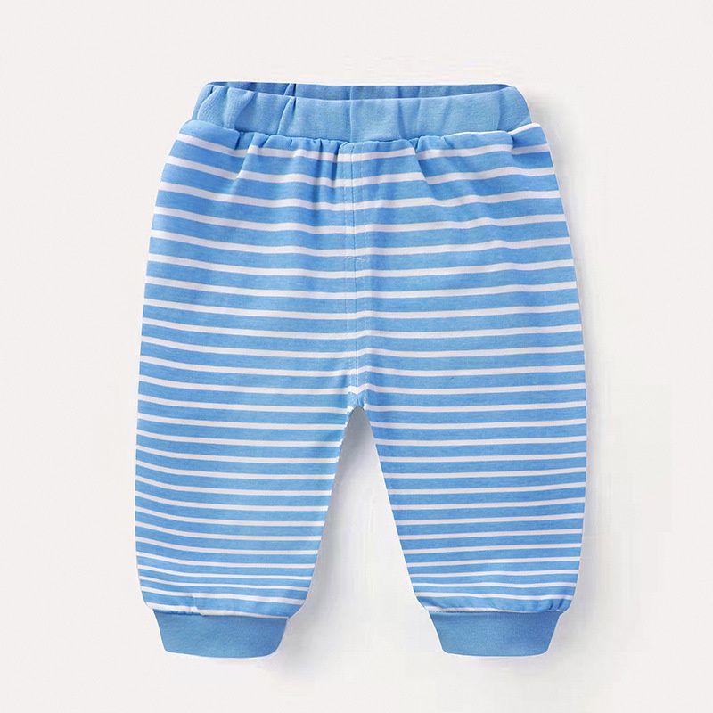 Baby Kids Bottoms Unisex Casual Long Pants for Boys and Girls Spring Autumn Elastic Waist Cartoon Animal Capris Children Clothes