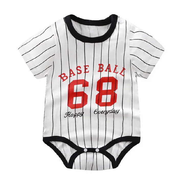 Cartoon Bear Baby Romper Infant Summer Thin Clothes Toddler Soft Cotton Short Sleeve One Piece Outfits Newborn Bodysuit