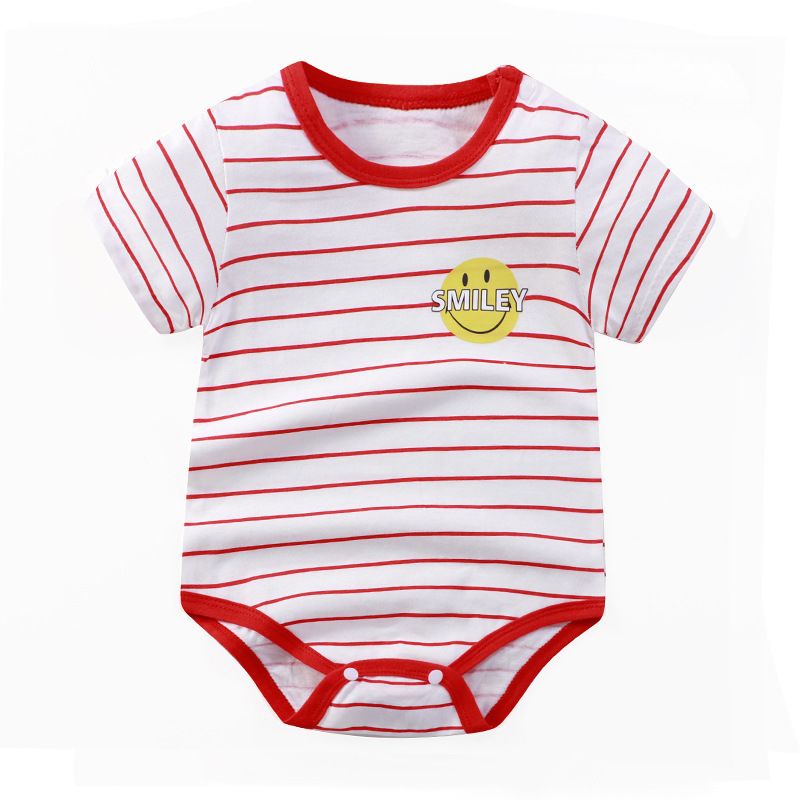 Cartoon Bear Baby Romper Infant Summer Thin Clothes Toddler Soft Cotton Short Sleeve One Piece Outfits Newborn Bodysuit