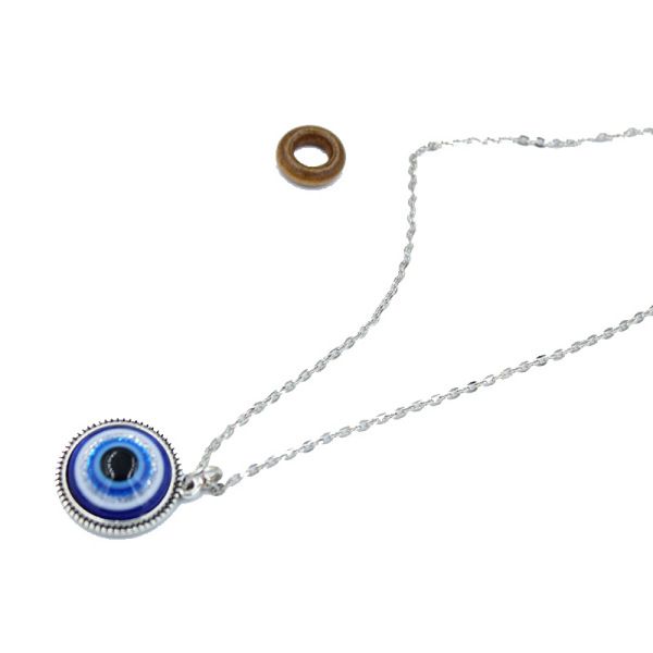 Turkey Blue Evil Eye Pendant Necklace for Women  Necklaces Clavicel Collar Chain
