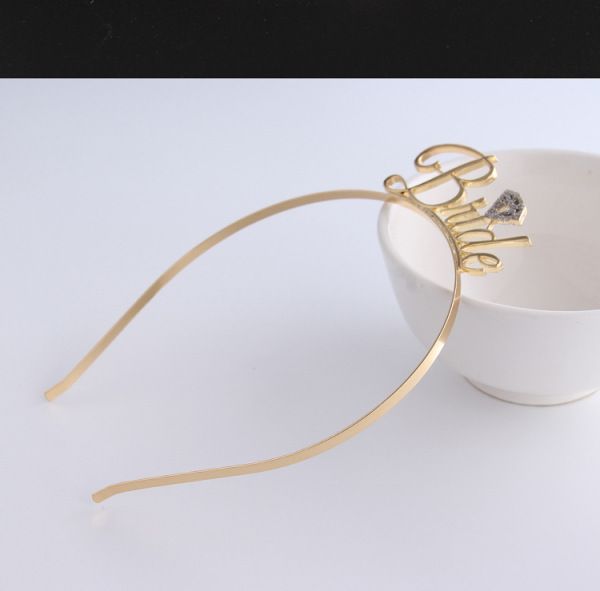 Team Bride Bridesmaid Tiara Crown Headband Bachelorette Hen Party Couple Wedding Bridal Shower Girls Night Cake Gift Decoration