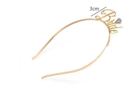 Team Bride Bridesmaid Tiara Crown Headband Bachelorette Hen Party Couple Wedding Bridal Shower Girls Night Cake Gift Decoration