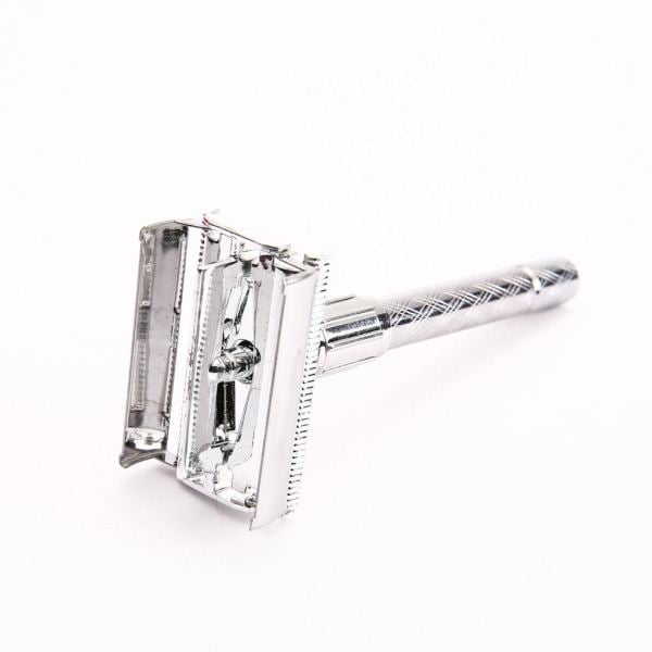 Retro Shaving Razor New Men's Safety Handheld Manual Shaver + Double Edge Safety Razor Blade Box