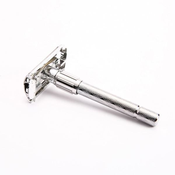 Retro Shaving Razor New Men's Safety Handheld Manual Shaver + Double Edge Safety Razor Blade Box