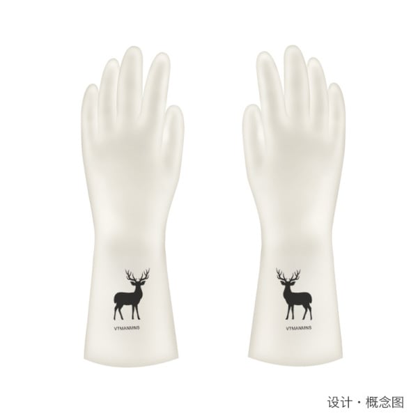 Female Kitchen Durable Cleaning Housework Chores Dishwashing Tools Waterproof Rubber Latex Dishwashing Gloves