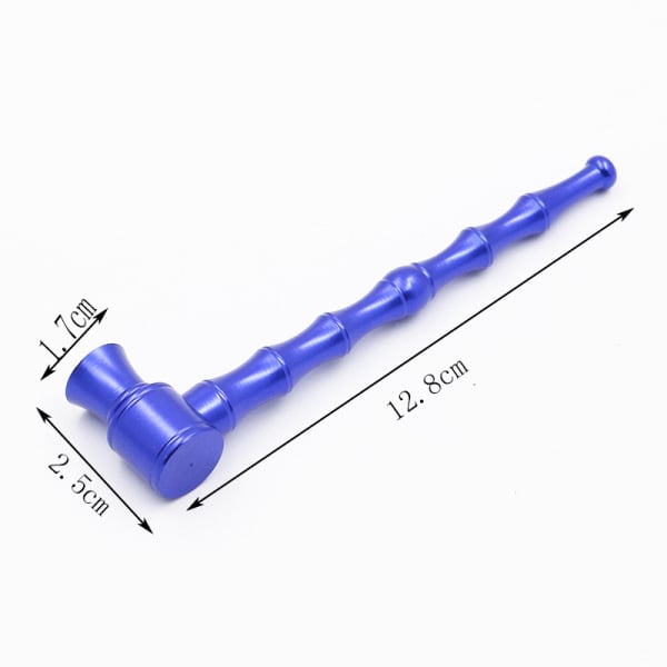 Creative Portable Aluminum Metal Tobacco Smoke Pipes Smoking Pipe Herb Tobacco Pipes Removable