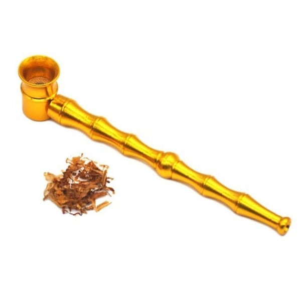 Creative Portable Aluminum Metal Tobacco Smoke Pipes Smoking Pipe Herb Tobacco Pipes Removable