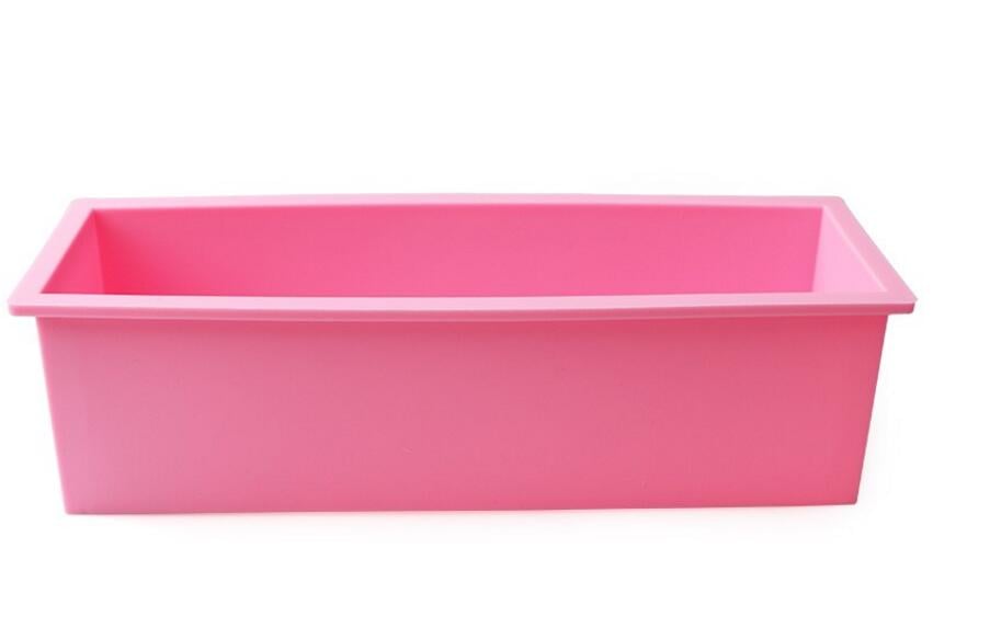 1.2L Silicone Soap Mold 3D Rectangular Fondant Cake Baking Tools