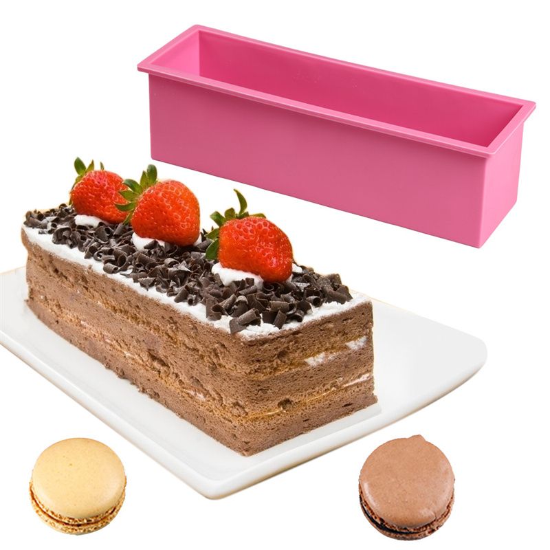 1.2L Silicone Soap Mold 3D Rectangular Fondant Cake Baking Tools