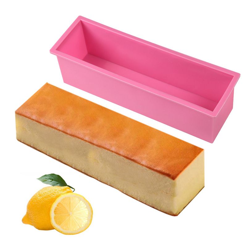 1.2L Silicone Soap Mold 3D Rectangular Fondant Cake Baking Tools