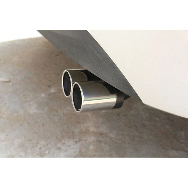 Universal Car Vehicle Exhaust Pipe Muffler  Stainless Steel Bending Double Tube Tail Pipe Waterproof anti-rust