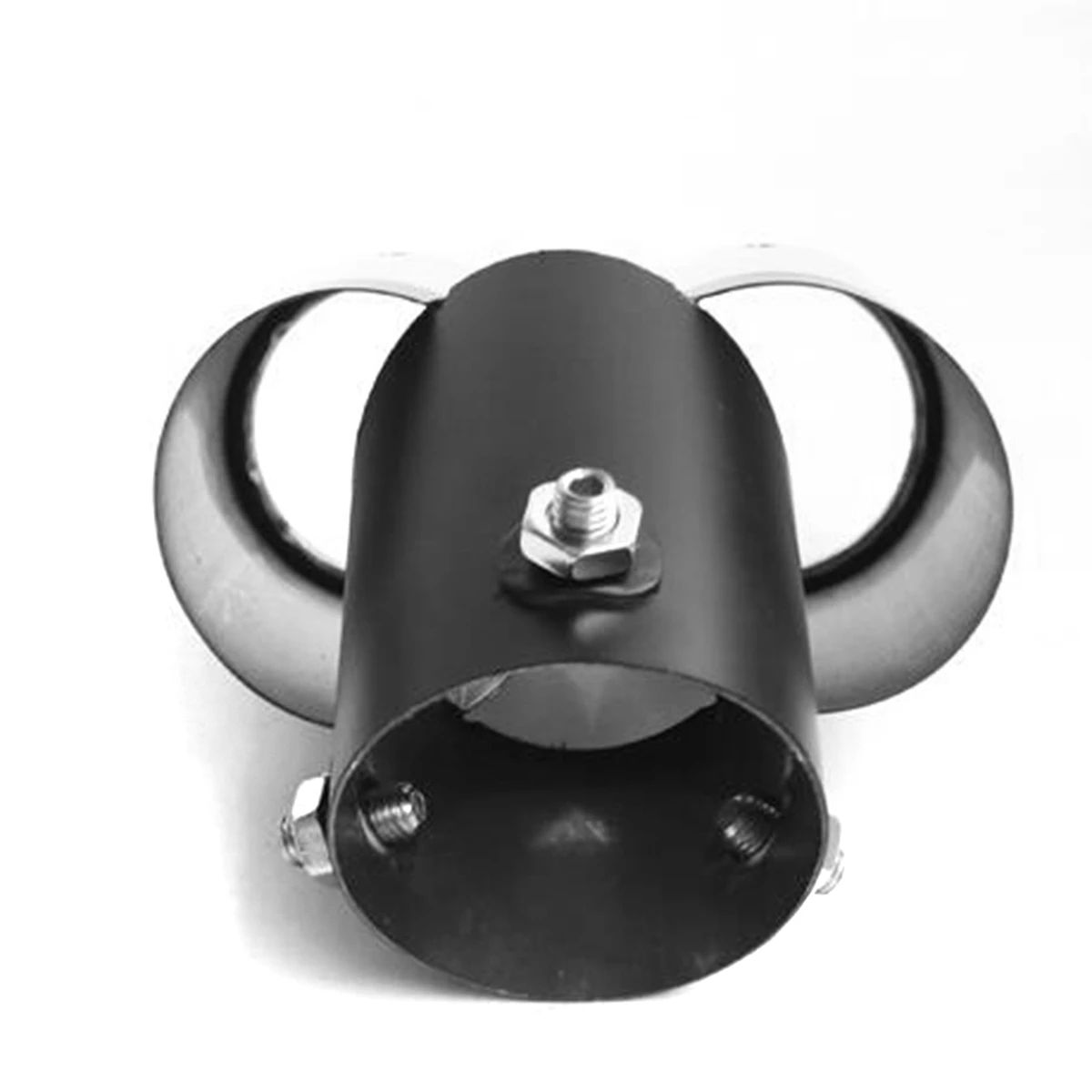 Universal Car Vehicle Exhaust Pipe Muffler  Stainless Steel Bending Double Tube Tail Pipe Waterproof anti-rust