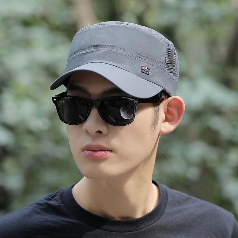 Unisex Vintage Washed Cotton Peaked Cap Hat Adjustable Snapback Hats Men Women  Peaked Cap Outdoor Casual Sun Protective Hat