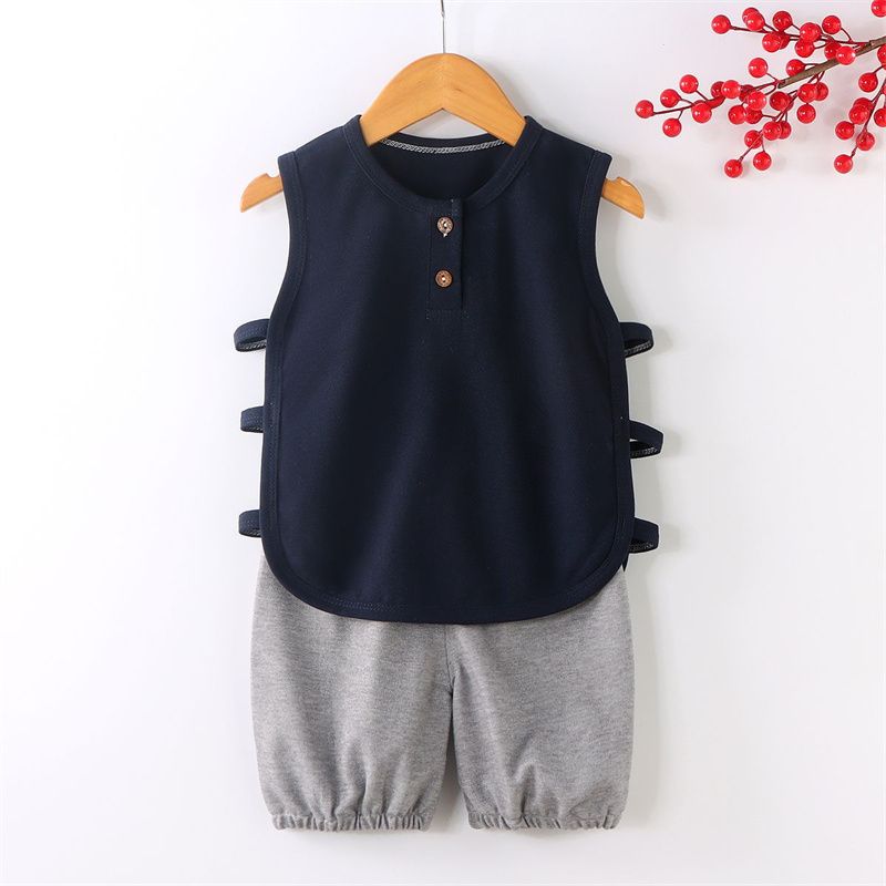 New Summer Baby Girls Clothes Children Boys Casual Vest Shorts 2Pcs/Sets Infant Outfits Toddler Sports Costume Kids Tracksuits