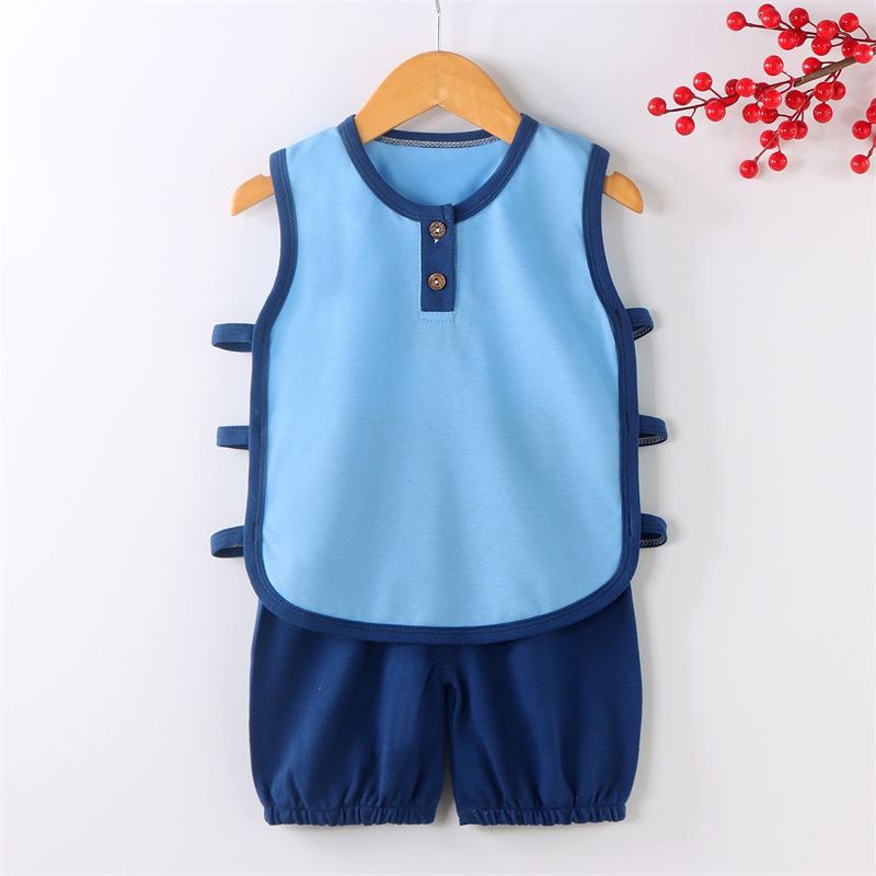 New Summer Baby Girls Clothes Children Boys Casual Vest Shorts 2Pcs/Sets Infant Outfits Toddler Sports Costume Kids Tracksuits