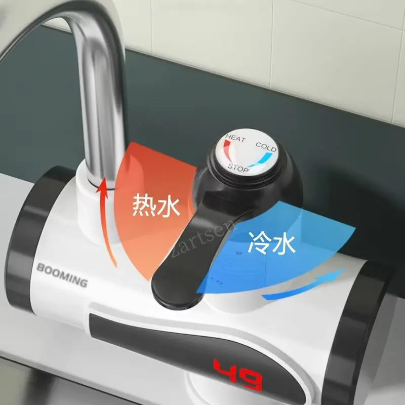 Electric Kitchen Water Heater Tap Instant Hot Water Faucet Heater Cold Heating Faucet Tankless Instantaneous Water Heater
﻿