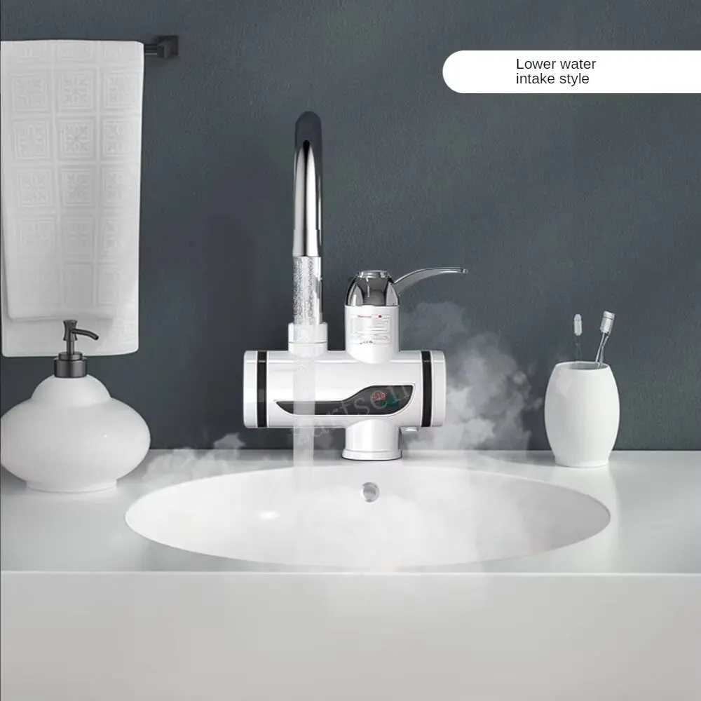 Electric Kitchen Water Heater Tap Instant Hot Water Faucet Heater Cold Heating Faucet Tankless Instantaneous Water Heater
﻿