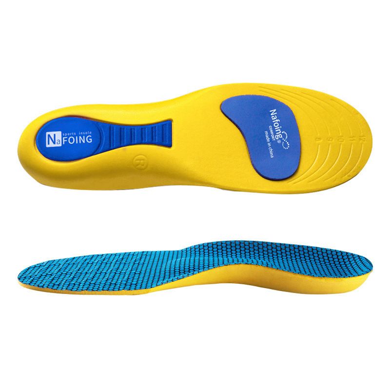 Sport Orthopedic Insoles for Feet Men Women EVA Breathable Shock Absorption Insole for Running Basketball Sport Care Pads
