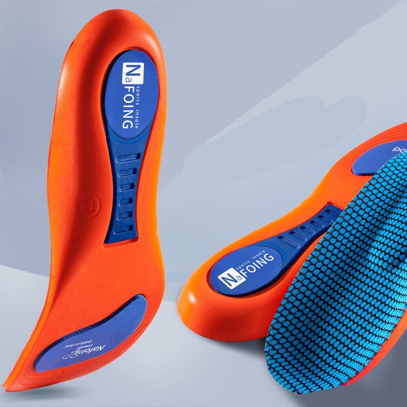 Sport Orthopedic Insoles for Feet Men Women EVA Breathable Shock Absorption Insole for Running Basketball Sport Care Pads