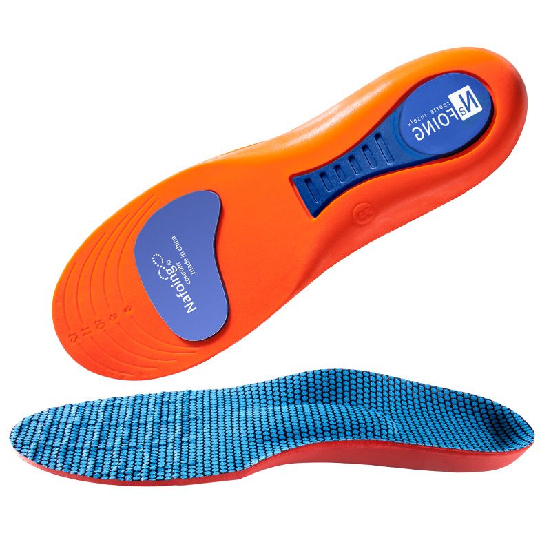Sport Orthopedic Insoles for Feet Men Women EVA Breathable Shock Absorption Insole for Running Basketball Sport Care Pads