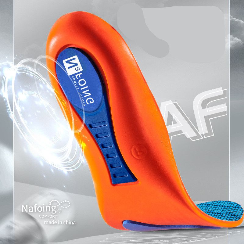 Sport Orthopedic Insoles for Feet Men Women EVA Breathable Shock Absorption Insole for Running Basketball Sport Care Pads