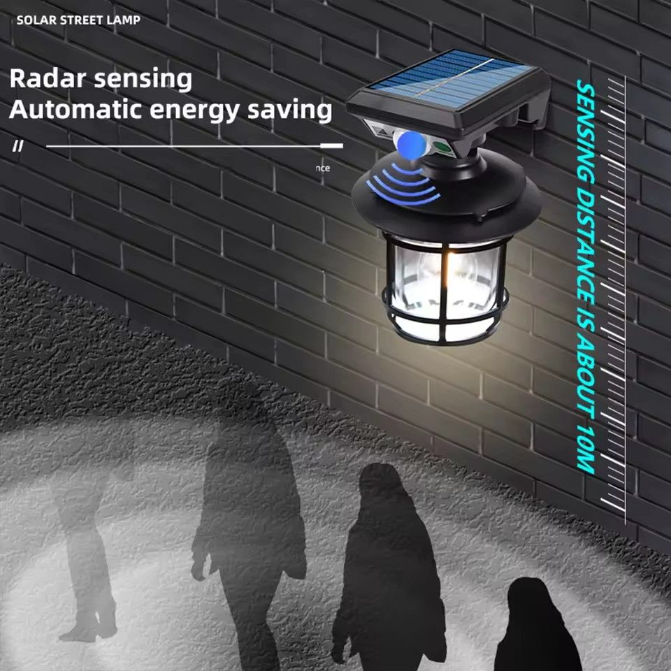 Motion Sensor Wall LED Lamp IP65 Waterproof Garden Security Wall Light Motion Intelligent Sensor Light for Yard Patio Pathway