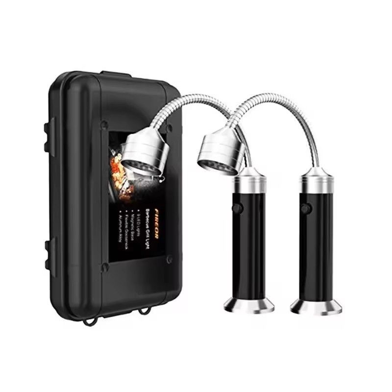 Portable Smart Touch LED Grill Light Lamp for BBQ Barbecue Grilling Outdoor Kitchen Accessories Tools 180 Degree Lighting Lamps