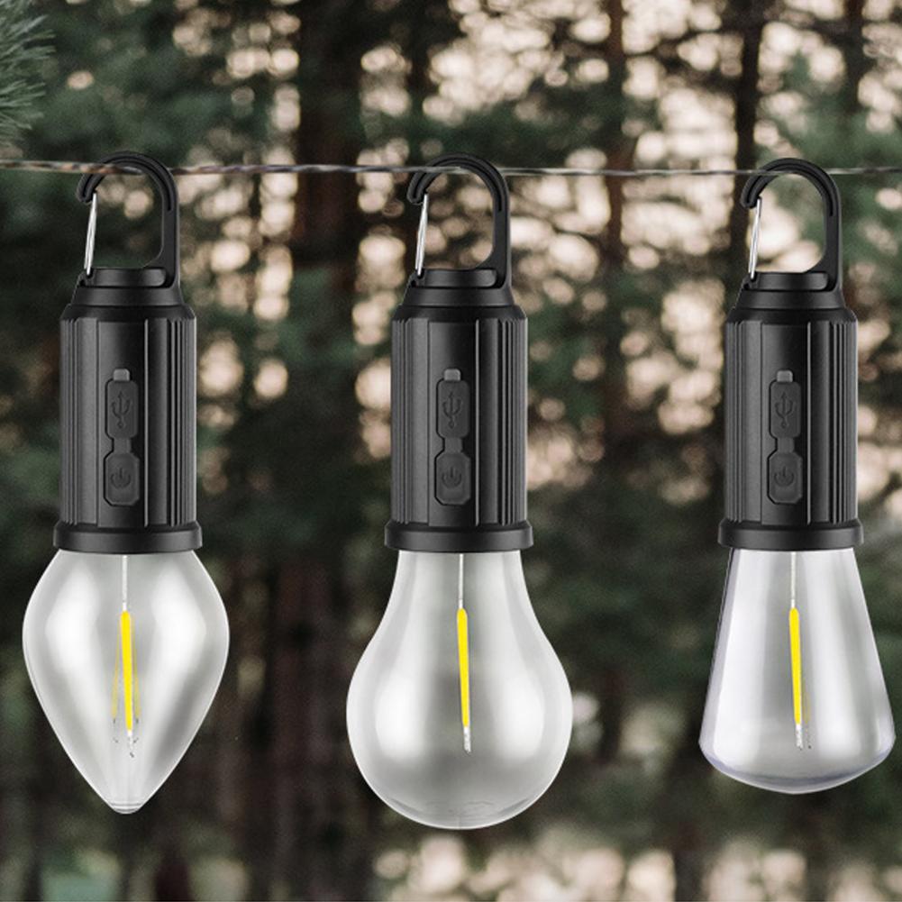 Solar Powered Camping Light Waterproof Flicker Free Tent Lamp Solar Power Emergency Light Bright LED Solar Lantern Outdoor Tools