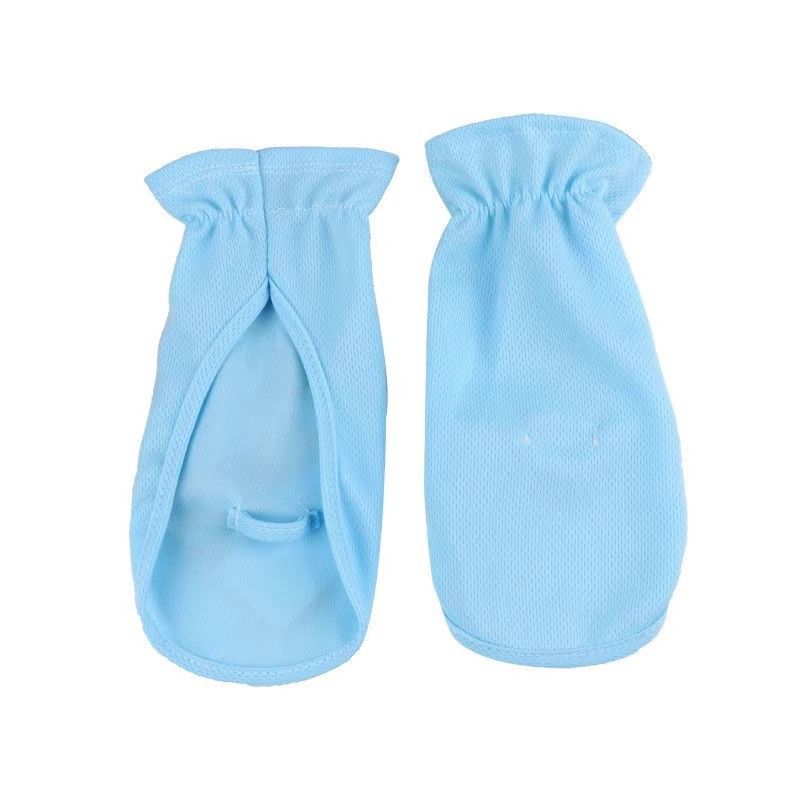 Sun Protection Gloves Women's Outdoor Cycling UV Resistant Short Gloves Breathable Fabric Anti-slip Horseshoe Sleeves