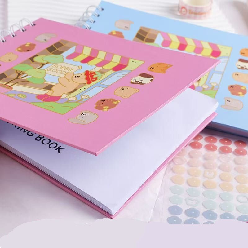 Children's Cartoon Coloring Book, Cute Animal Characters Theme Graffiti Painting  Coloring Book