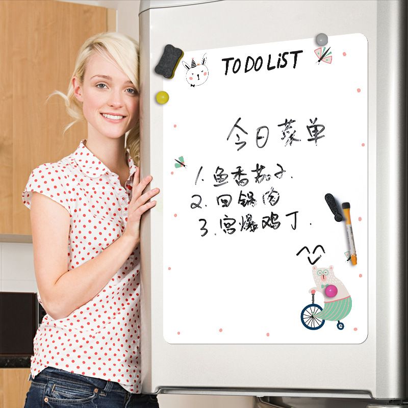 Magnetic Whiteboard Fridge Magnets Schedule Fridge Planner Writing Record Message Board Remind Memo