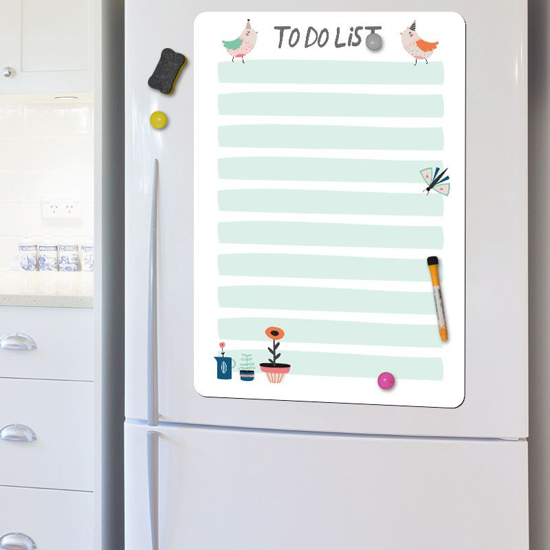 Magnetic Whiteboard Fridge Magnets Schedule Fridge Planner Writing Record Message Board Remind Memo