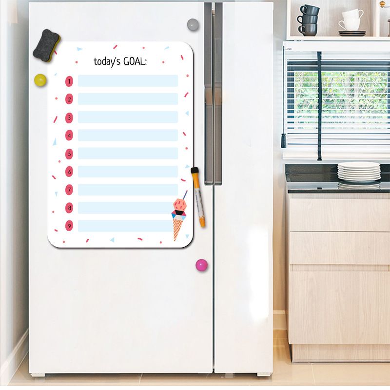 Magnetic Whiteboard Fridge Magnets Schedule Fridge Planner Writing Record Message Board Remind Memo