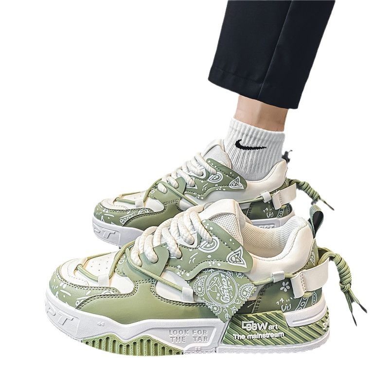 Fashion Bread Shoes Luxury Sneakers Men's Shoes Board Shoes Breathable Platform Sports Casualshoes