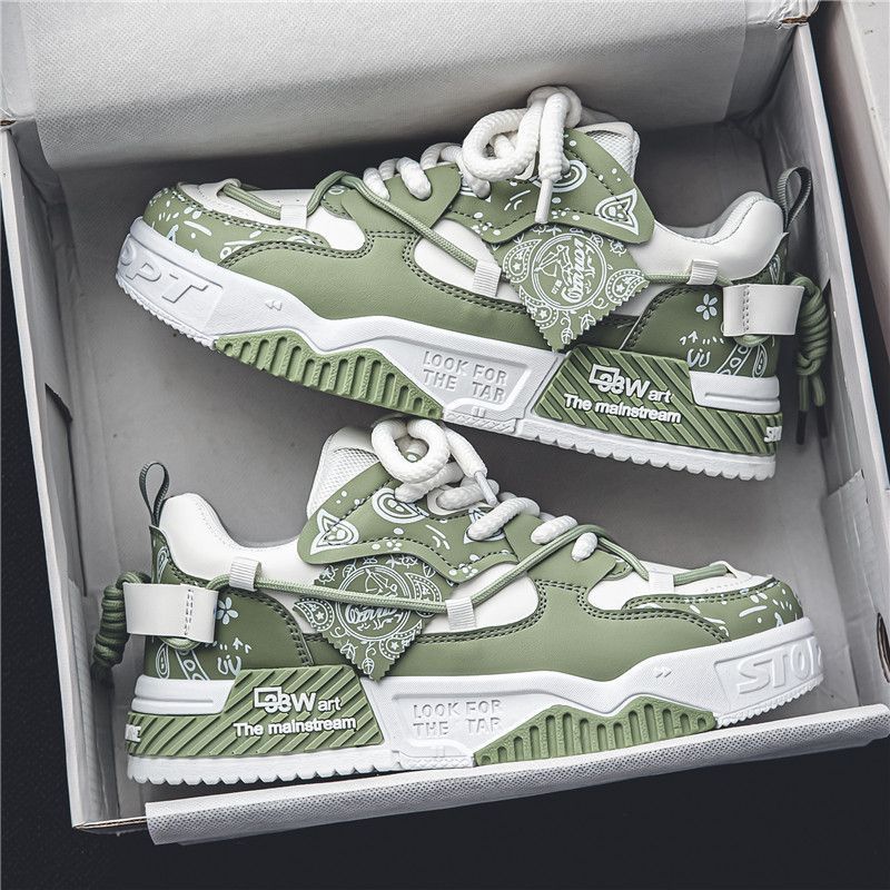Fashion Bread Shoes Luxury Sneakers Men's Shoes Board Shoes Breathable Platform Sports Casualshoes