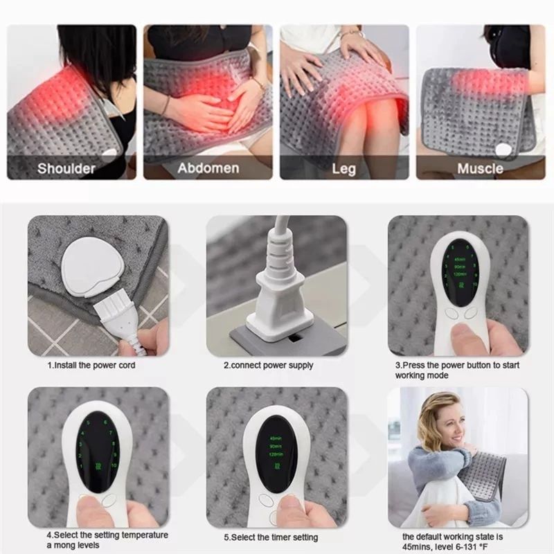 Multifunctional Thermal Electric Heating Pad For Home Treatment Blanket Heating Pad Cushion Intelligent Constant Temperature