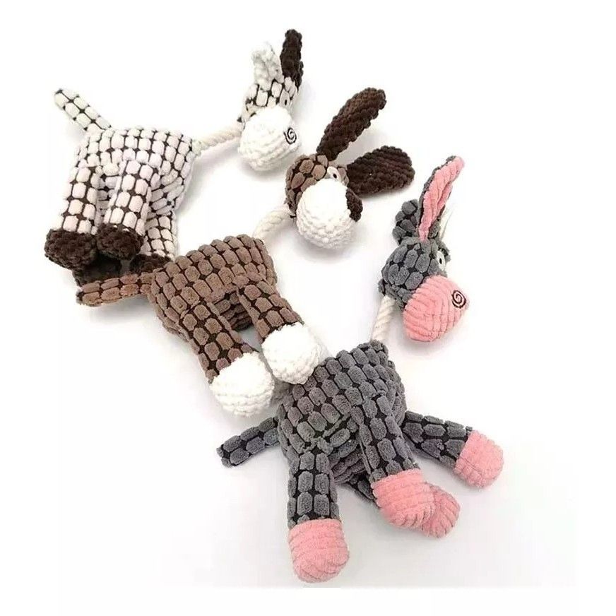 Cute Soft Squeaky Plush Puppy Toys, Small Puppy Chew Toys with Squeakers, Interactive Fun & Dental Cleaning for Your Pet
