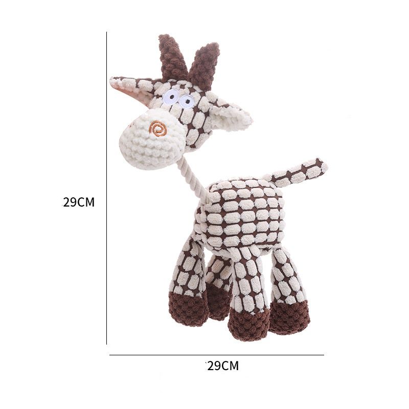 Cute Soft Squeaky Plush Puppy Toys, Small Puppy Chew Toys with Squeakers, Interactive Fun & Dental Cleaning for Your Pet