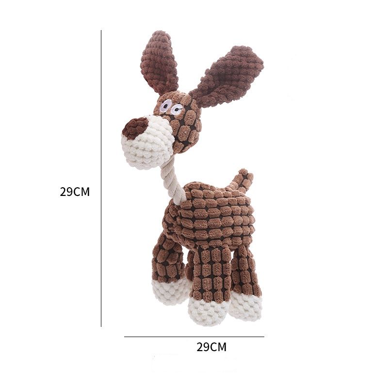 Cute Soft Squeaky Plush Puppy Toys, Small Puppy Chew Toys with Squeakers, Interactive Fun & Dental Cleaning for Your Pet