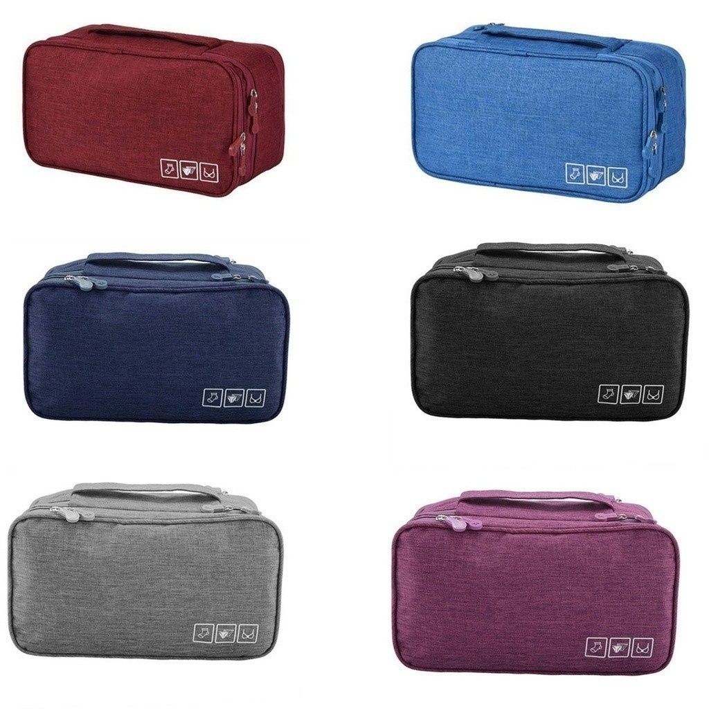 Travel Bra Underwear Organizer Bag Large Capacity Washable Portable Storage Case for Lingerie Toiletry
