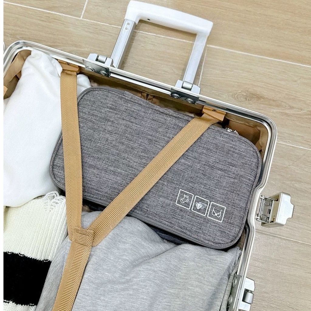 Travel Bra Underwear Organizer Bag Large Capacity Washable Portable Storage Case for Lingerie Toiletry